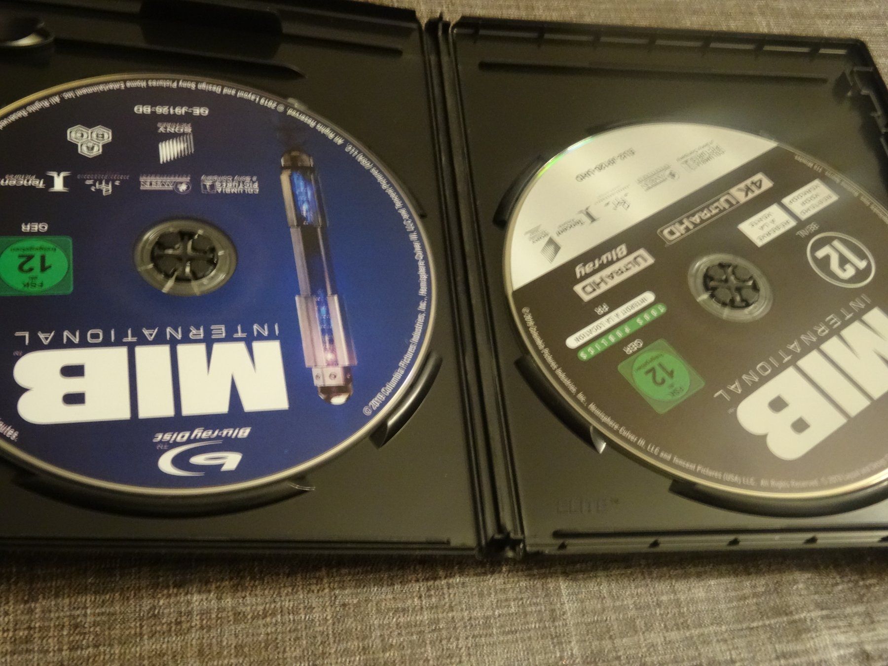 Alle DVDs: MIB International 4K ULTRA UHD + Blu-ray – Gebraucht aus Olten von Disc-Verkauf 1