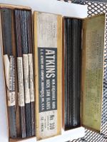 Metallsägeblätter Atkins Victor 12 Zoll Vintage Set