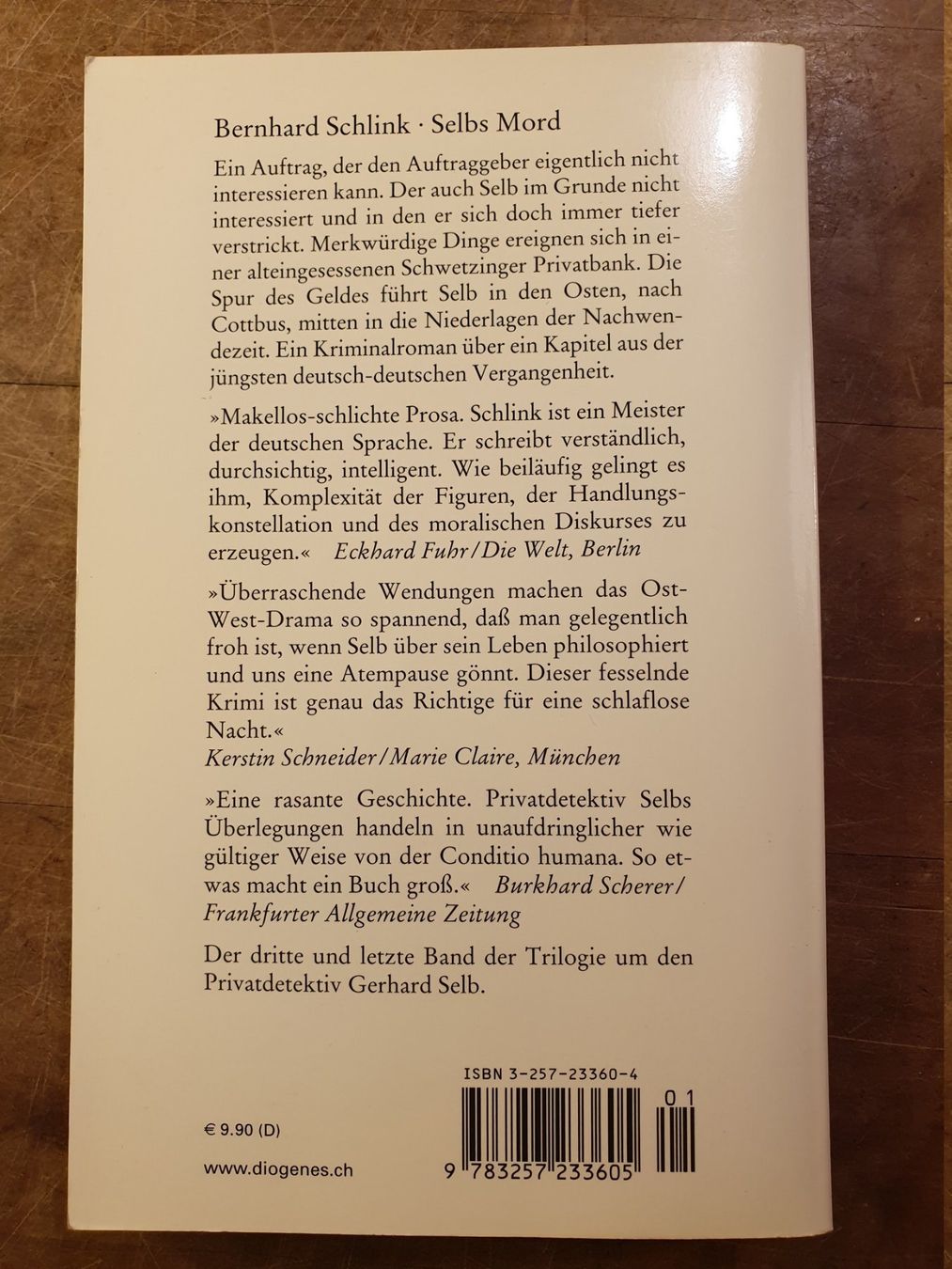 Bücher: Selbstmord - Bernhard Schlik – Gebraucht aus Zürich von loosebone 8