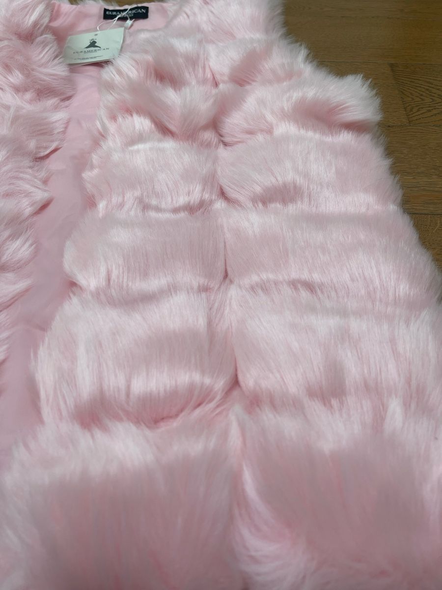 Gilets & Westen: Rosa Kunstfellgilet Neu – Neu und originalverpackt aus Bassersdorf von Sandy456 3