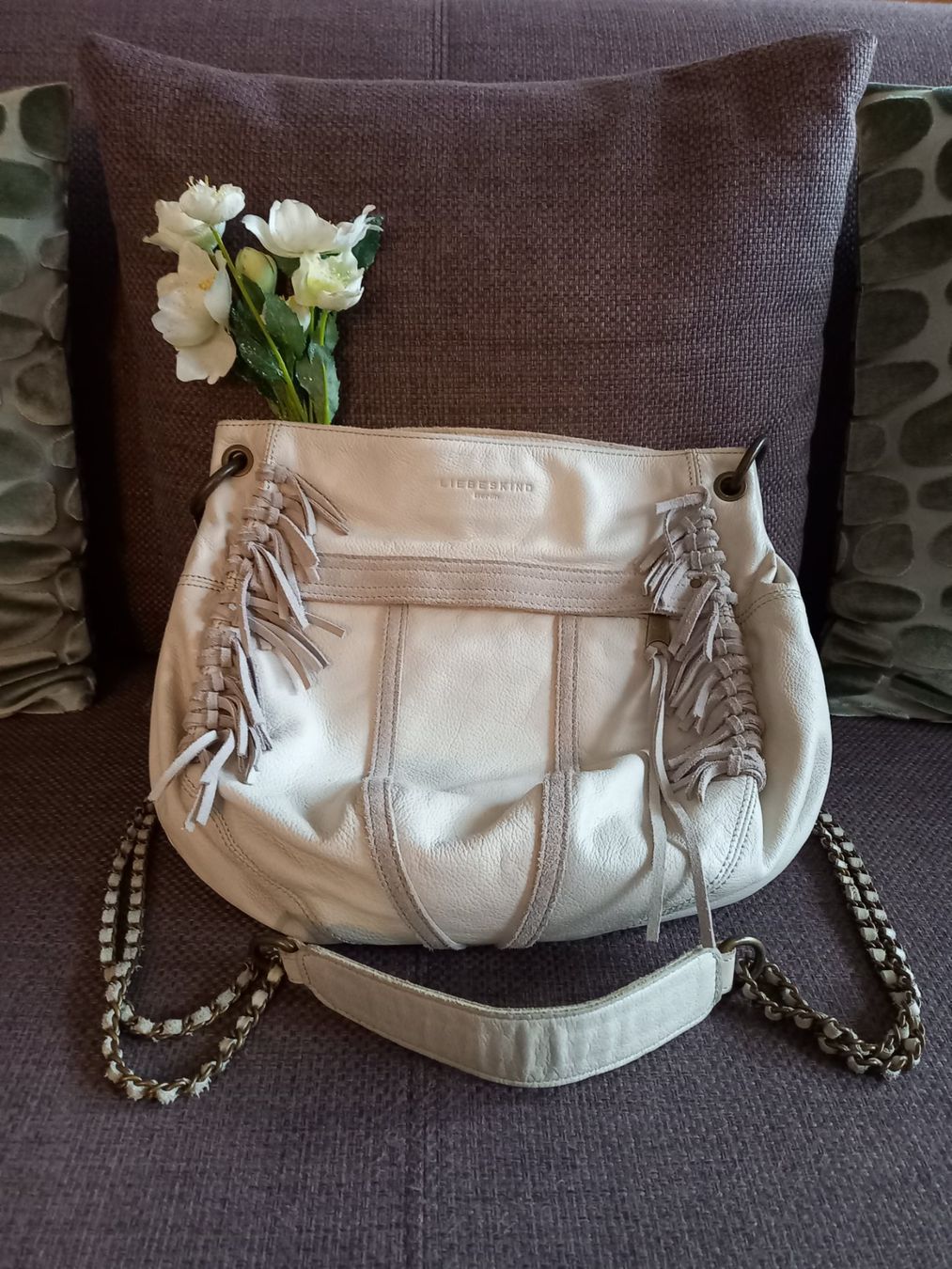 Liebeskind Borse da donna: Lederdamentasche von LIEBESKIND BERLIN beige – Usato da Seewis-Schmitten venduto da Ahaexli