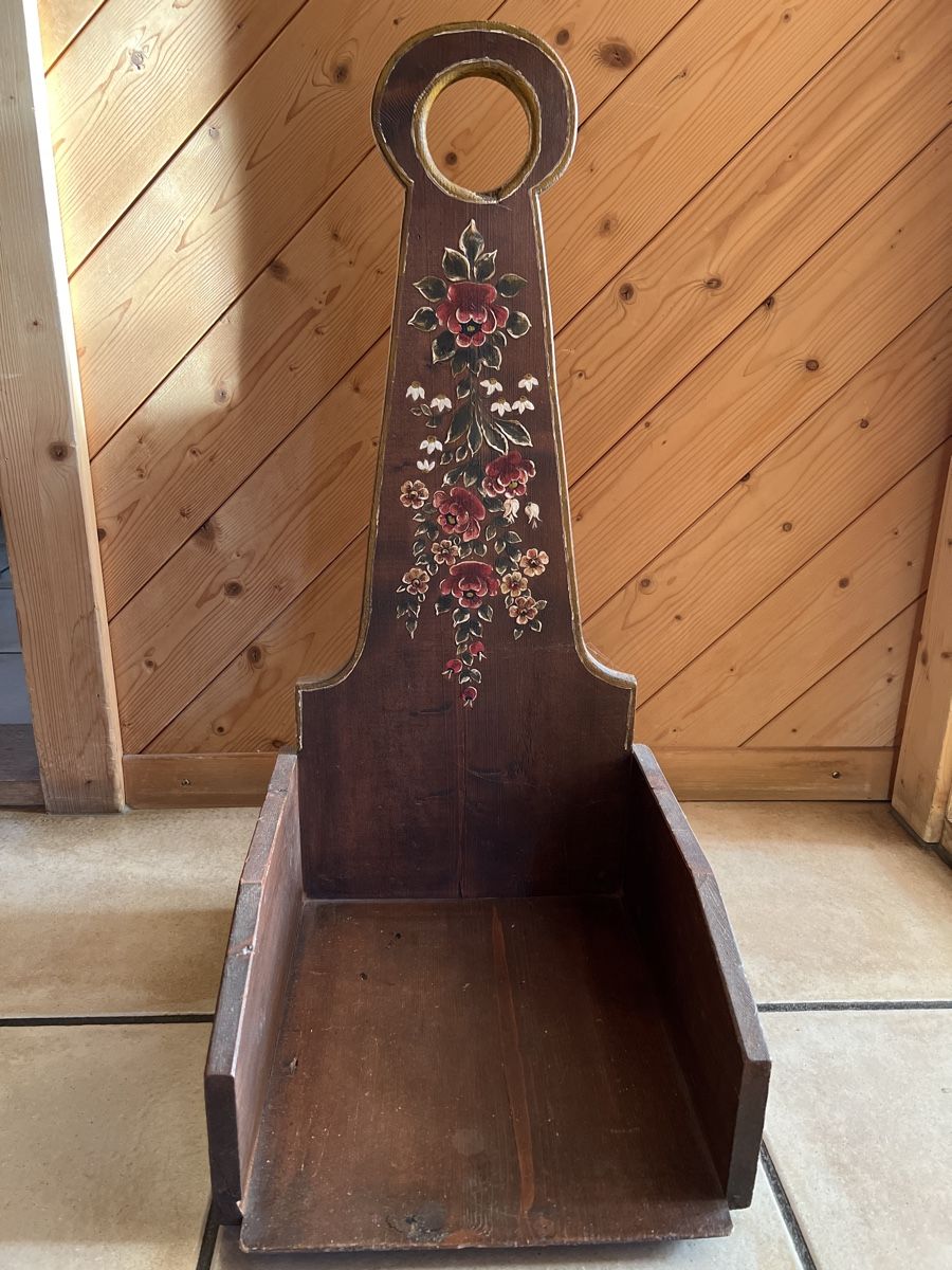 Articoli in legno: Alte Pechschaufel Handbemalt – Usato da Rueun venduto da cnu_8fur