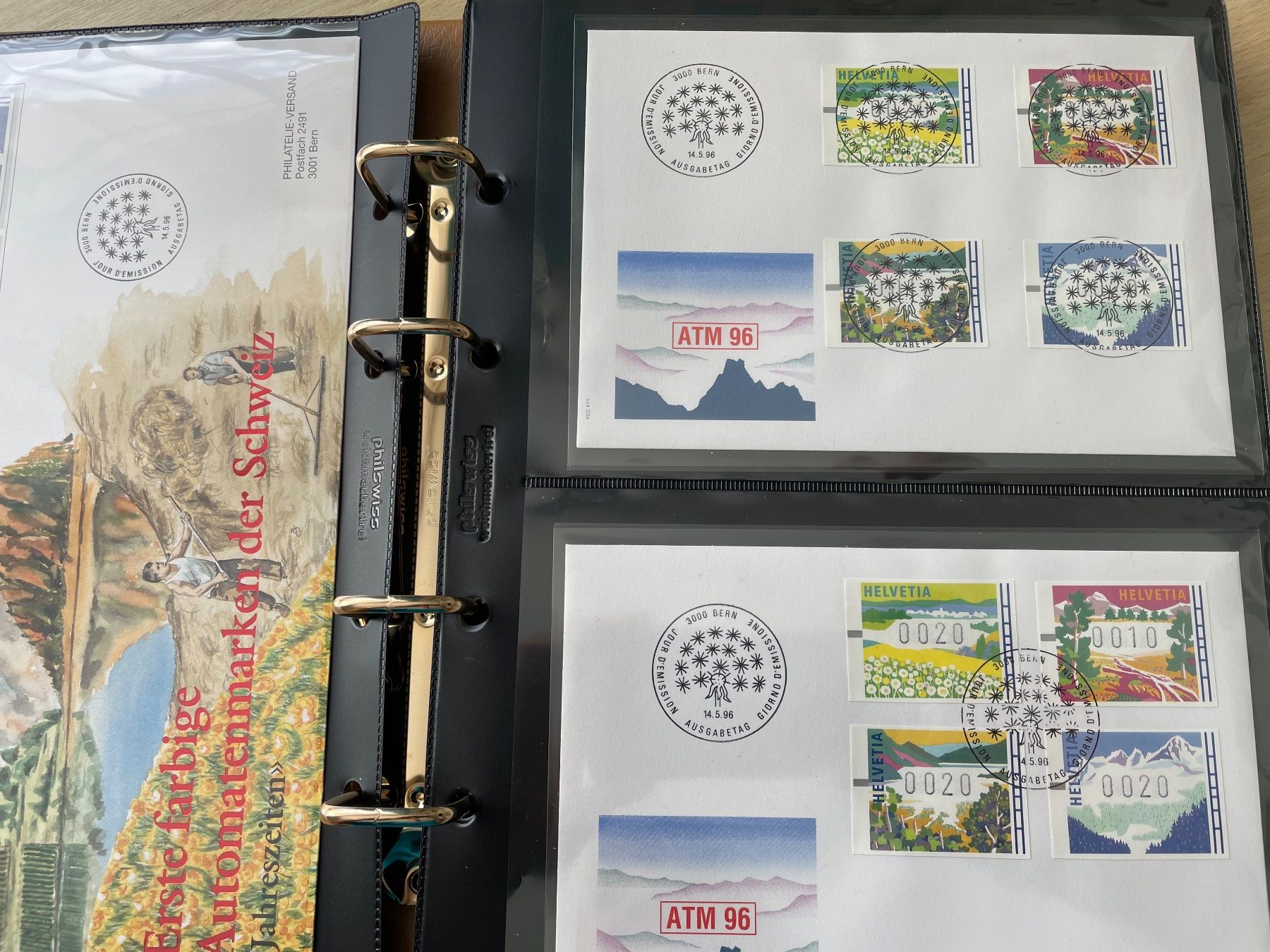 Alle Briefmarken: Magnifique classeur ouatiné à thème – Gebraucht aus Sonceboz-Sombeval von Comment2 2
