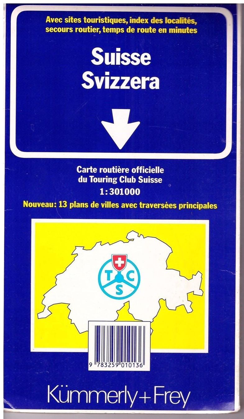Cartine & Atlanti: Strassenkarte Schweiz – Usato da Nunningen venduto da mercury-for-books 1