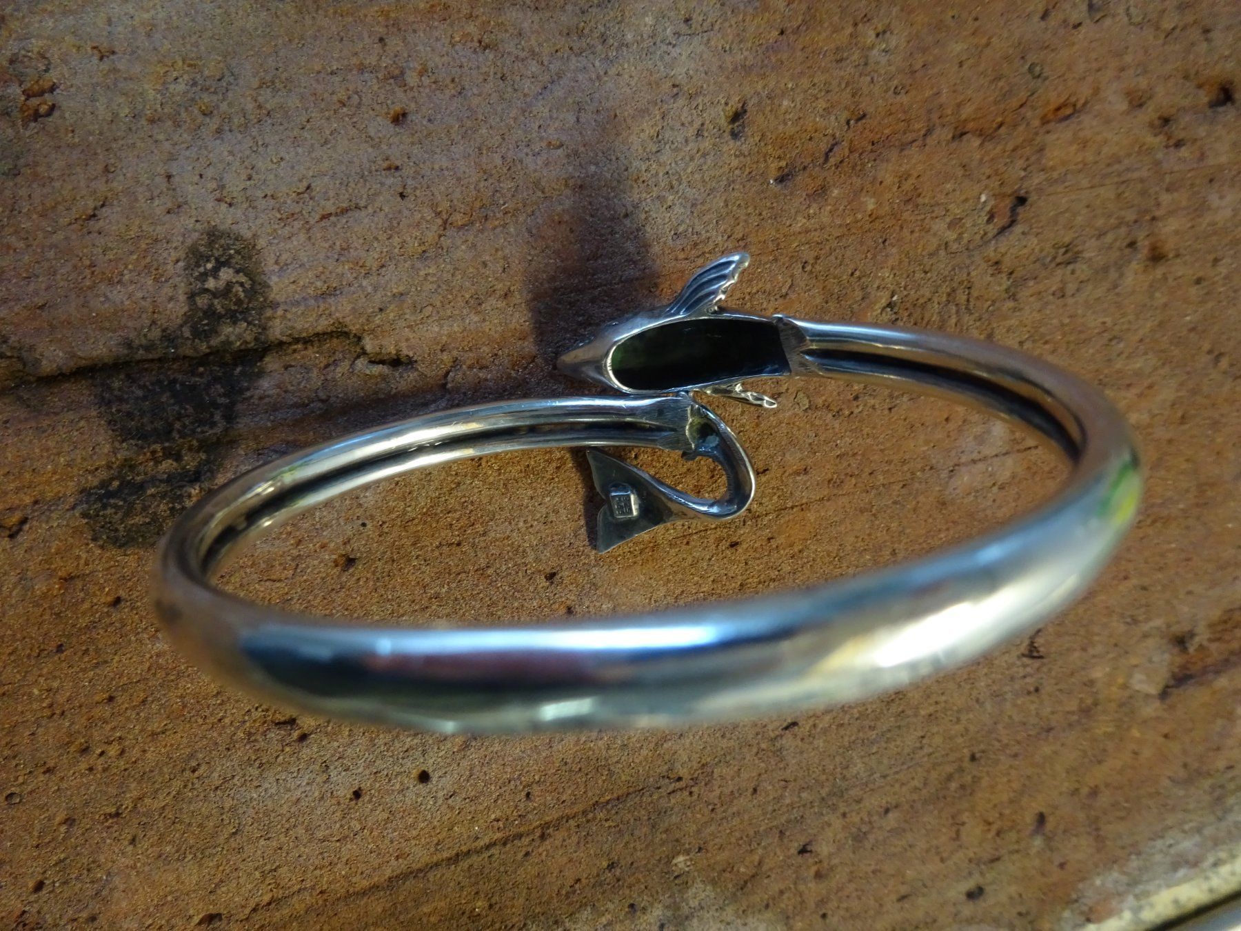 Armbänder & -reifen: Armreif Delphin Fisch Silber – Gebraucht aus Esslingen von FetteSchnecke 4