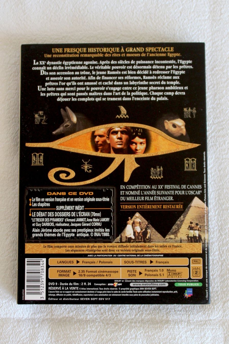 Tutti i DVDs: DVD Pharaon (Jerzy Kawalerowicz, 1966) – Nuovo (secondo la descrizione) da Lausanne venduto da KilgoreTrout 1