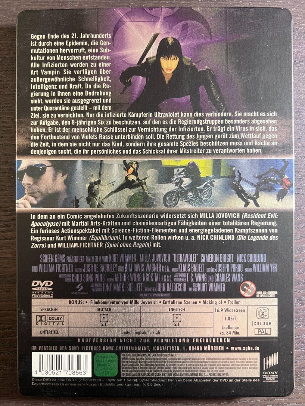 Tutti i DVDs: Ultraviolet ( Steelbook ) – Usato da Zürich venduto da FilmFreunde 1