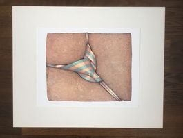 Giovanni Huber - Lithographie signiert
