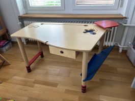 HABA Kinderschreibtisch mit Schublade und Ablage Holz