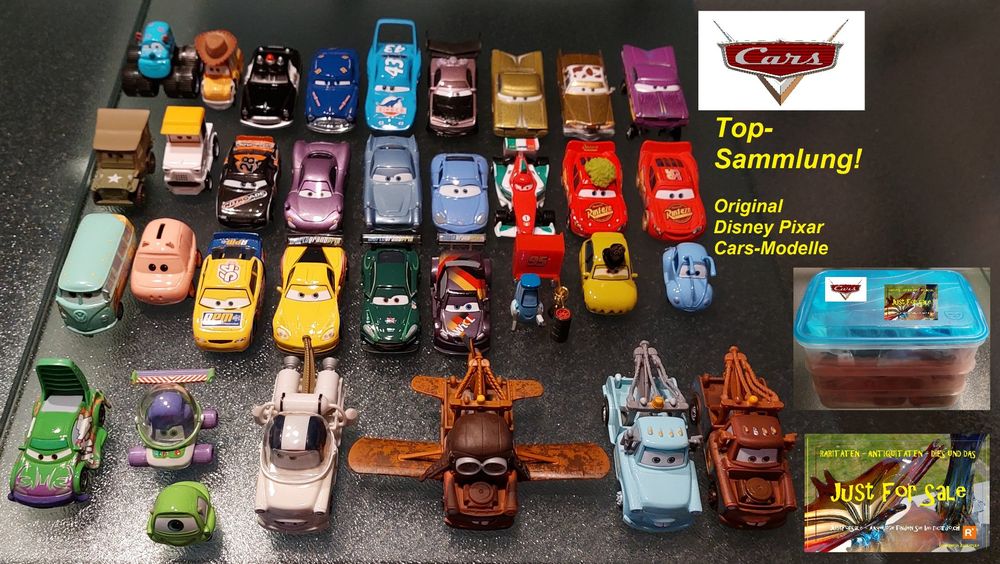 Disney Pixar Cars 1:55 - XL-Sammlung + Box - TOP! | Kaufen auf Ricardo