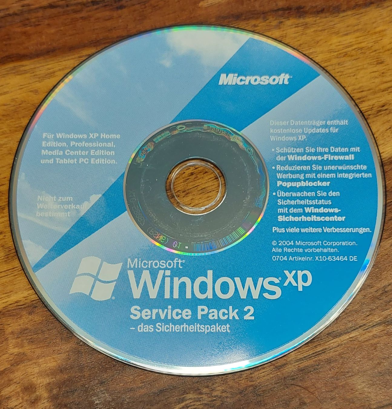 Microsoft Software: Windows XP CD – Gebraucht aus Zizers von  1