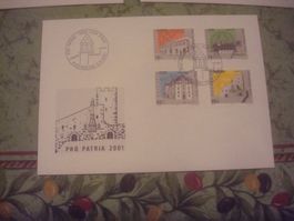 PP 2001 FDC Serie AB NUR 75 RP