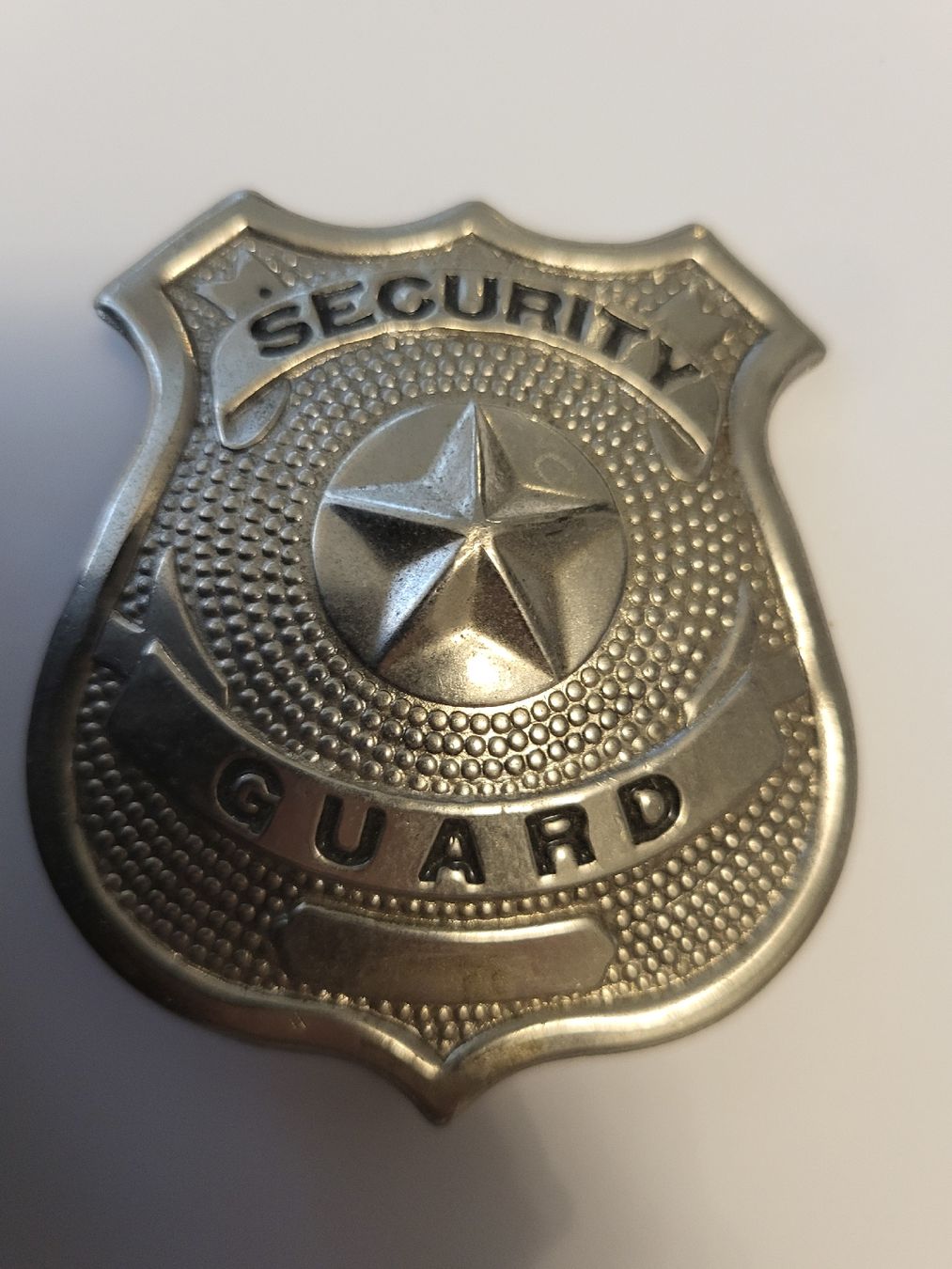 Placchette & Badge: Security Guard Abzeichen Metall silberfarben gebraucht – Usato da nunningen venduto da mic_88k2
