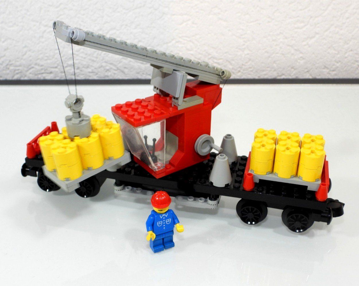 Lego Kit di costruzioni: LEGO 12 VOLT EISENBAHN 7817 KRAN WAGON – Usato da Turbenthal venduto da Ddanuh