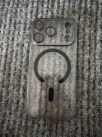 I phone 17 pro Hülle transparent gebraucht mit Halter Band 