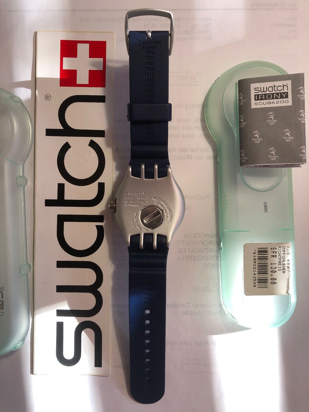 Swatch Orologi: Swatch Irony Scuba 200 THOLOS – Nuovo e nell'imballaggio originale da Biel/Bienne venduto da winnertaco 4