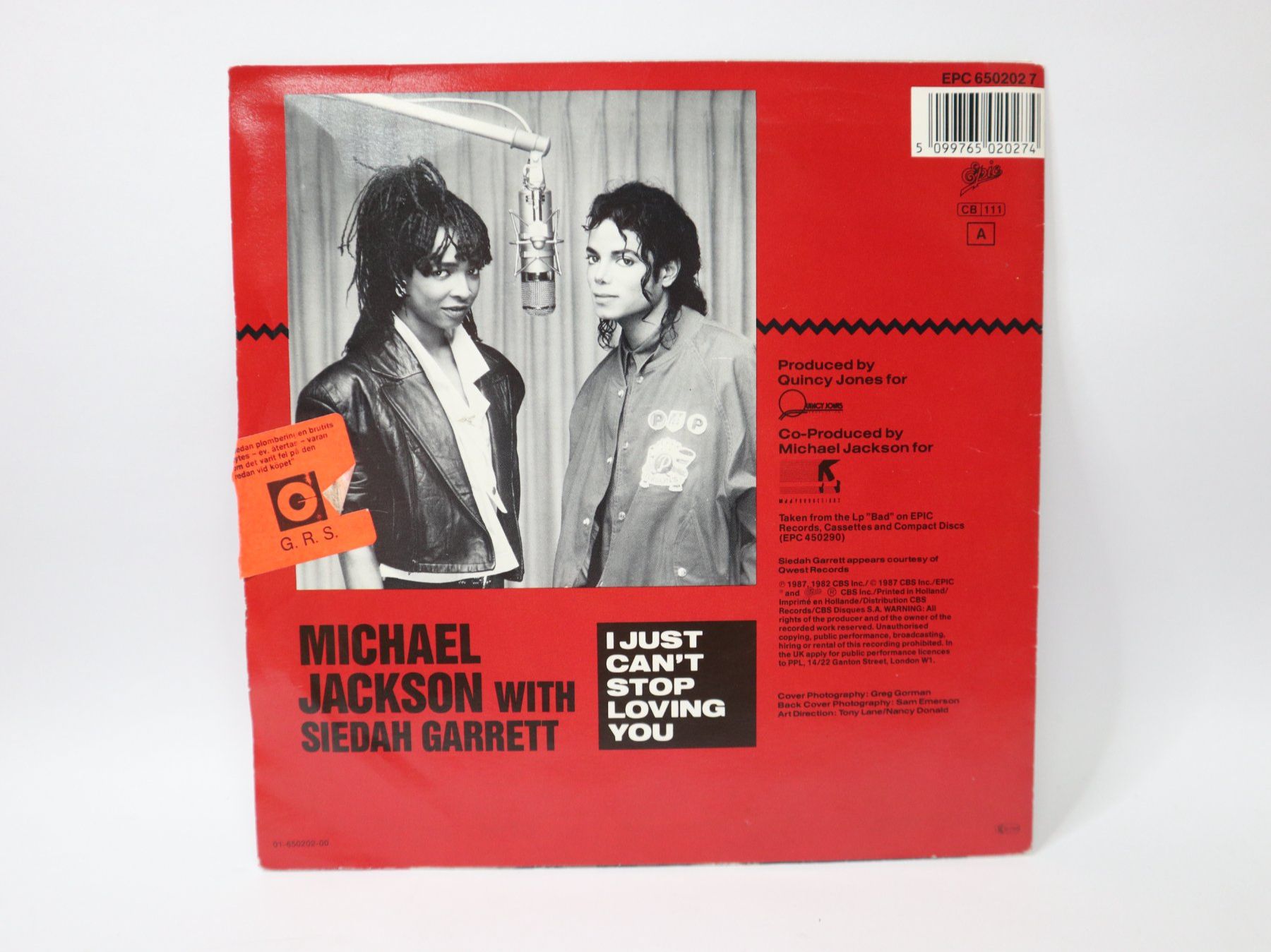 Schallplatten: Single Michael Jackson, I Just Can't Stop Loving You Jukebox – Gebraucht aus Eschenbach SG von Astalavista 1
