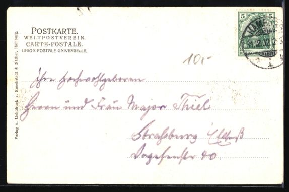 Cartoline postali: Grusskarten-AK Hamburg, Lombardsbrücke  – Usato da Berlin venduto da bartko-reher 1