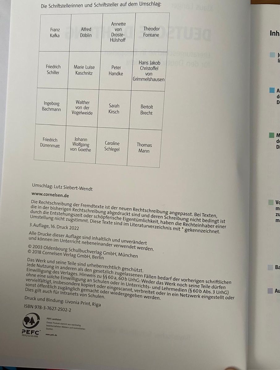 Libri: Deutsche Dichtung bsv 3. Auflage – Nuovo (secondo la descrizione) da Rütihof venduto da chi_sp2s 1