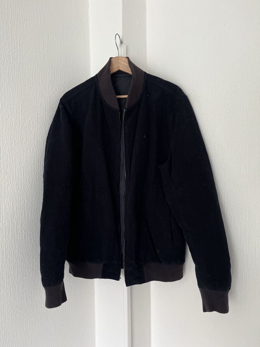 Lacoste Giacche: Lacoste Vintage Bomber Jacket Size 52 Reversible missing zip – Usato da Lausanne venduto da Danash