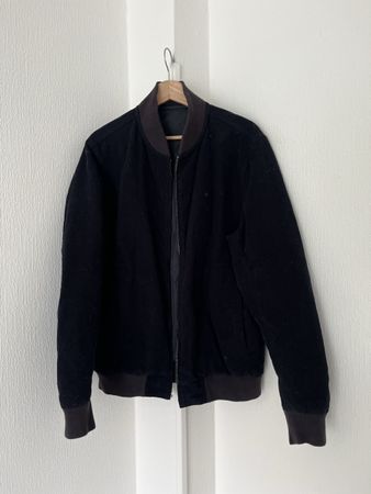 Lacoste Vintage Bomber Jacket Size 52 Reversible missing zip