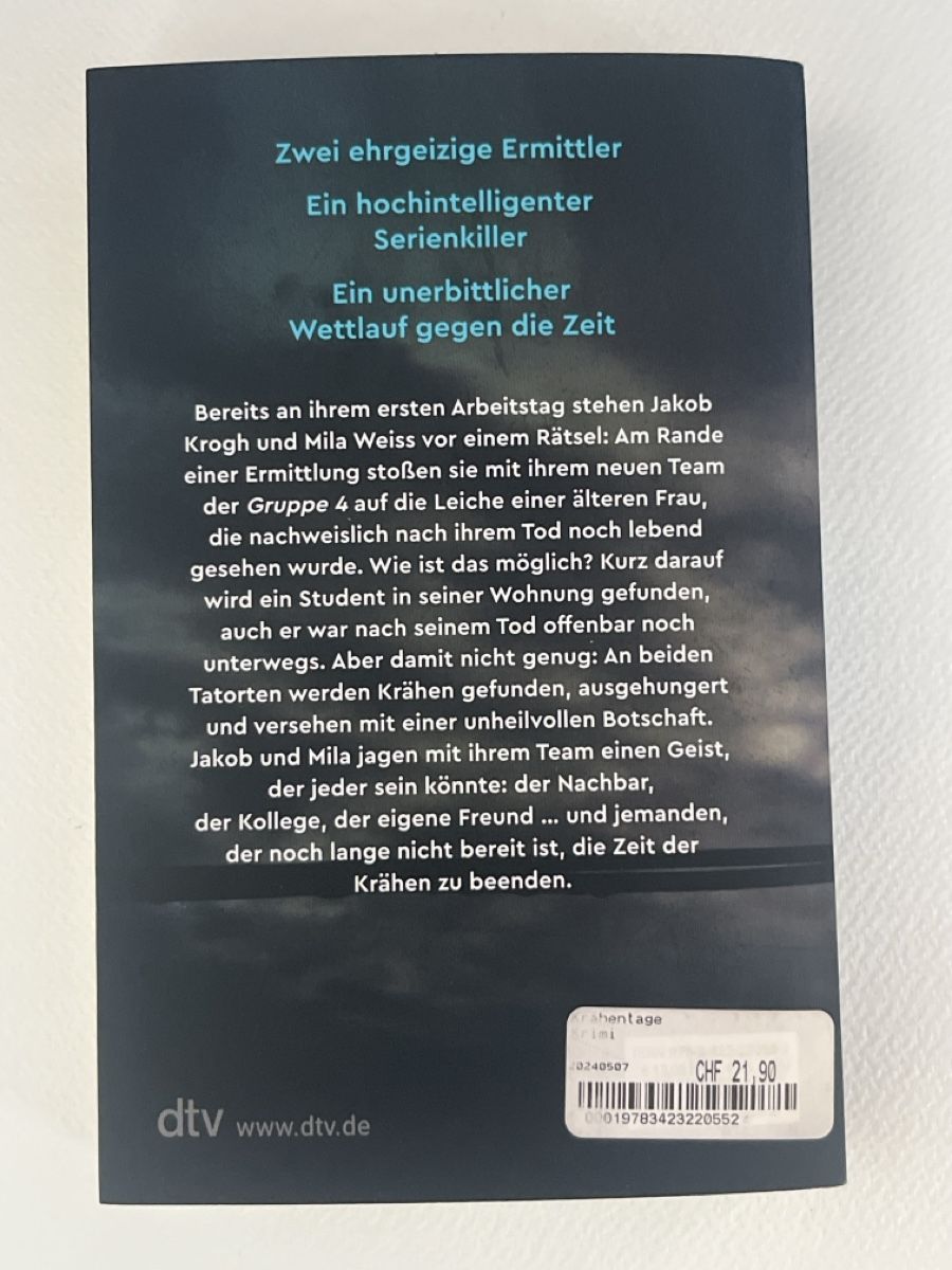 Libri: Benjamin Cors Krähentage – Usato da Forch venduto da tieckr 1