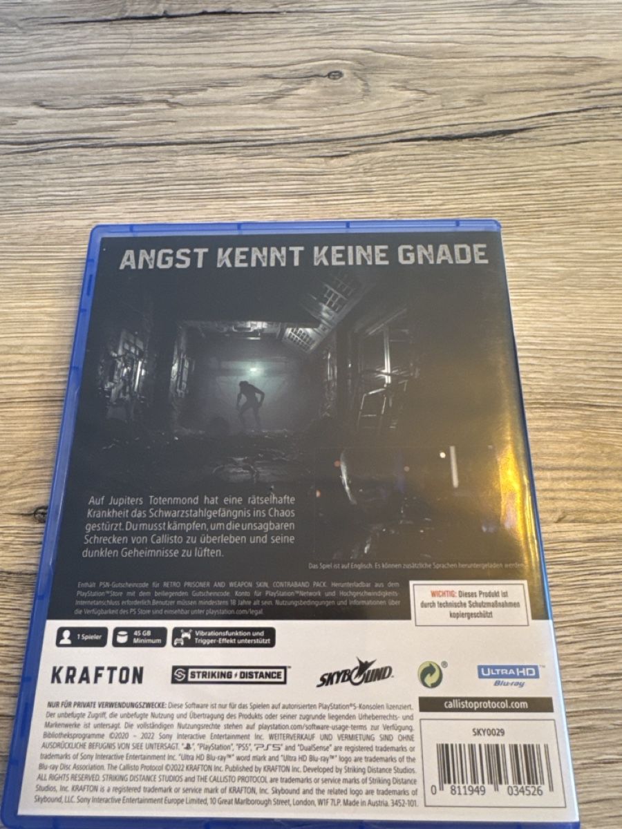 Jeux: PS5 The Callisto Protocol Day One Edition – D'occasion à Courrendlin par jay_lkn6 2