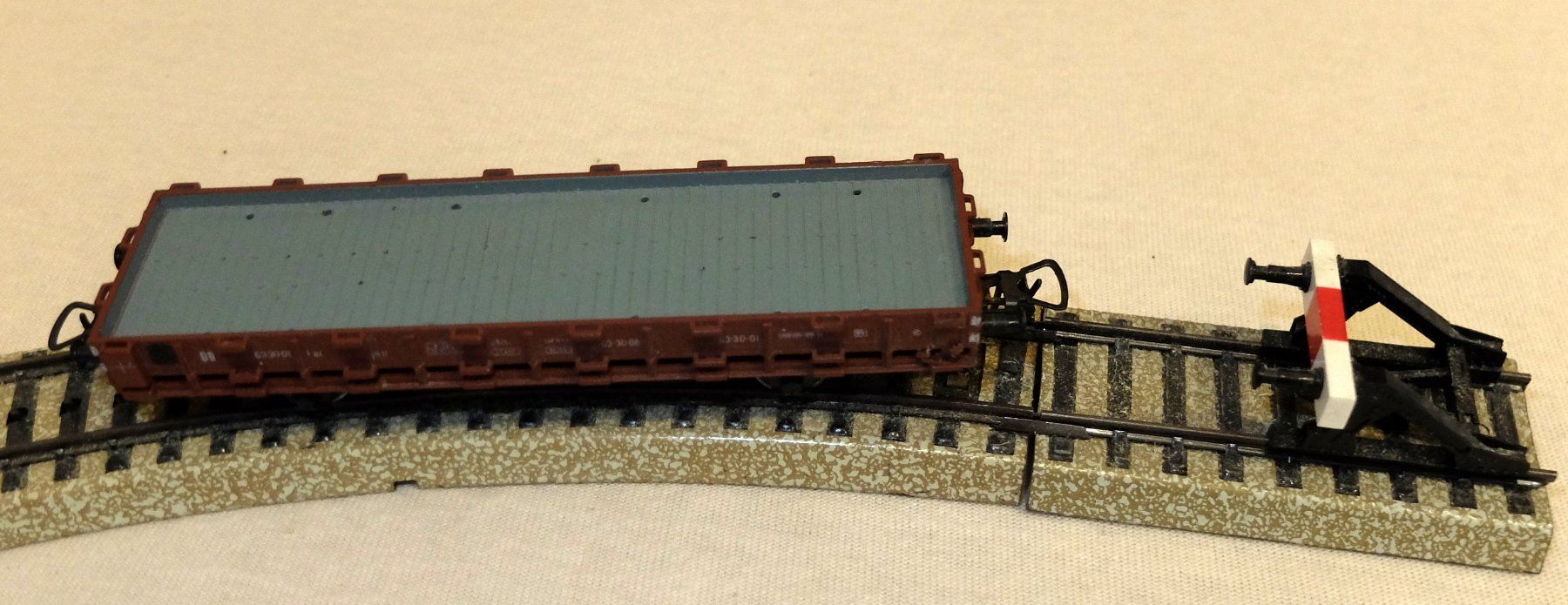 Märklin Modellini di ferrovie: 3 Niederflur Güterwagen HO – Usato da Wangs venduto da Rumauch 3