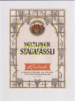 Etikette - Veltliner Stägafässli /bd