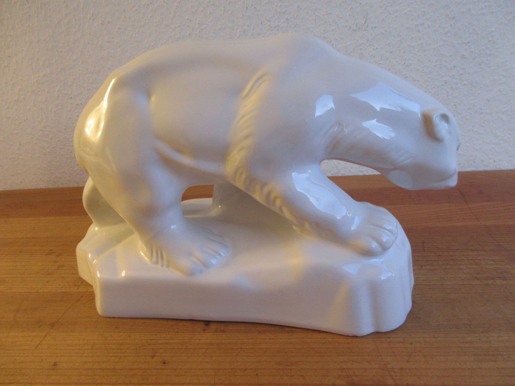 Statuette: Laufen Keramik Eisbär - ca. 1940 – Usato da Binningen venduto da tempipassati 2
