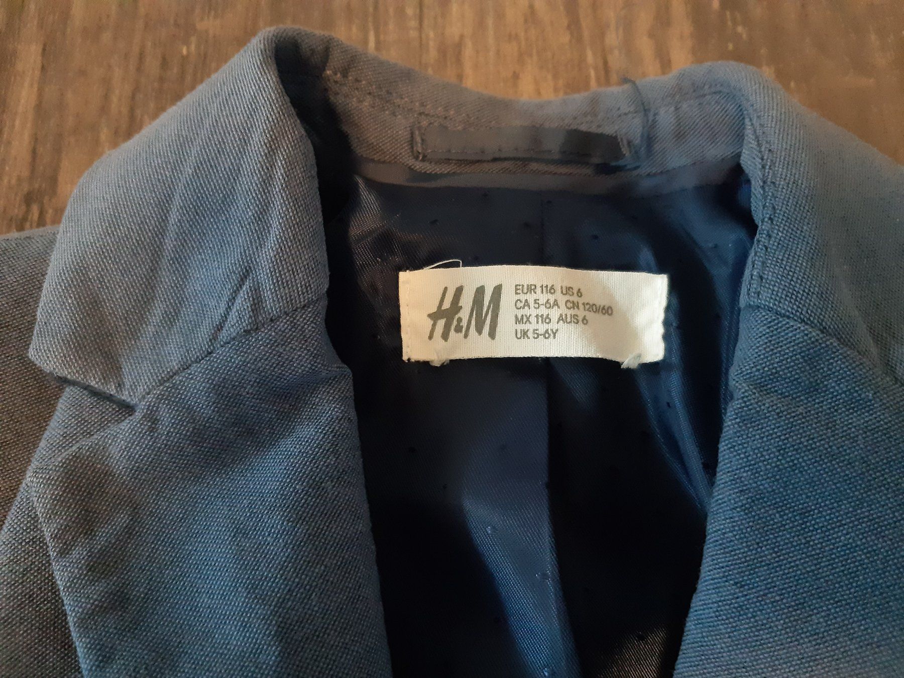 H&M Anzüge: Blazer grau-blau Grösse 116 – Gebraucht aus Aadorf von LamaQueen 2