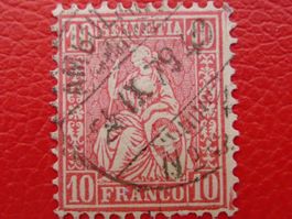 1879: Nr.38 Vollstempel AMBULANT, sauber entwertet.