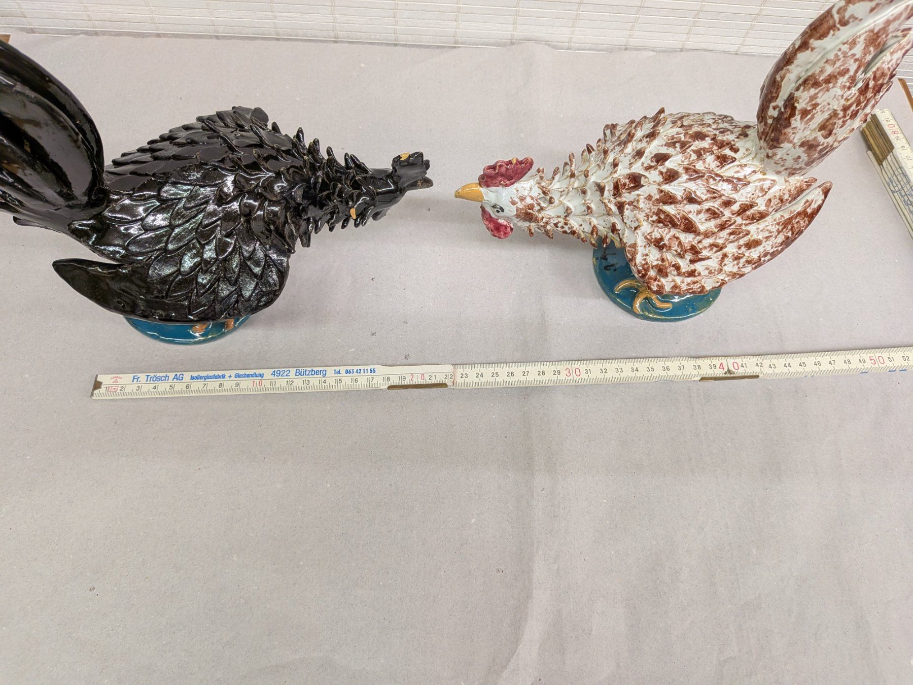 Sculptures & Statues: 2 signierte Kampfhähne vermutlich Tunesien – D'occasion à Emmen par Brockofsky 6