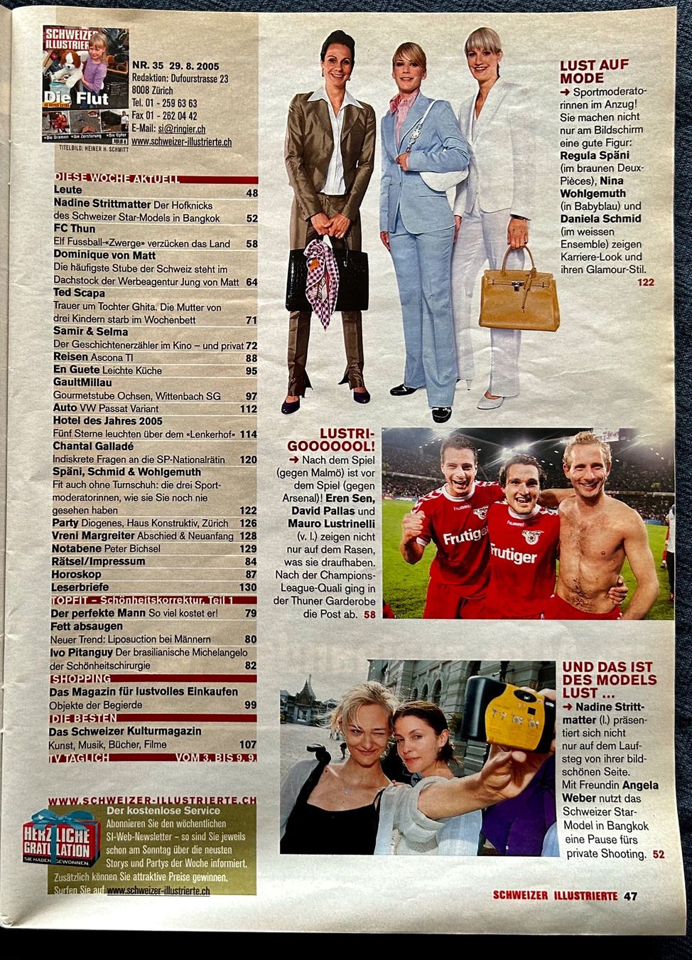 Riviste & Magazine: Schweizer Illustrierte / Hochwasser 2005 – Usato da Spiez venduto da martin-7973 1