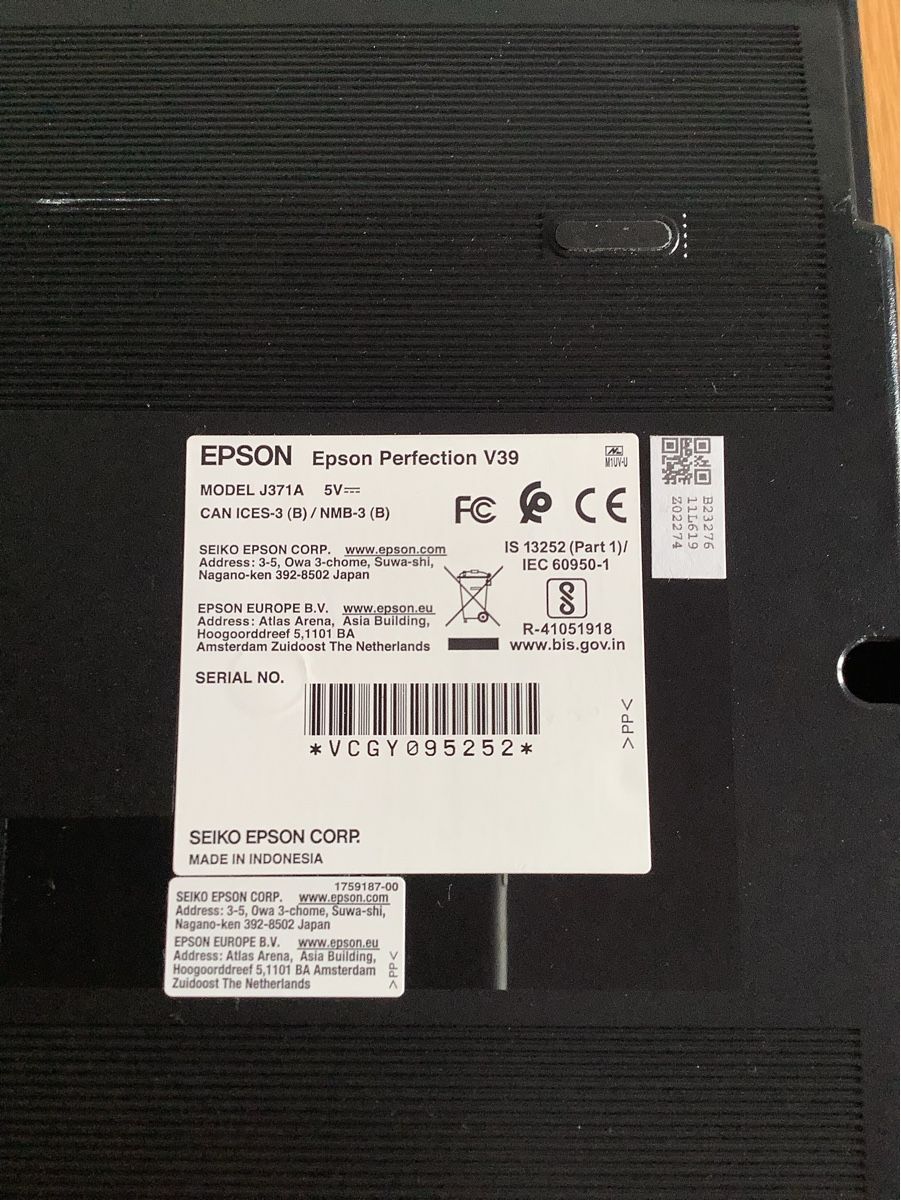 Epson Scanner: Scanner Epson Perfection V39 – Usato da Chur venduto da jk.84 3