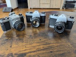 Pentax asahi kameras 3 stück