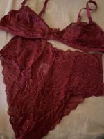 RENATA GIBALDI roter BH 75/B & Slip 38/M rote Spitzen sexy