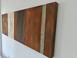 Originalbild 150 x 50 cm – Mischtechnik auf Leinwanf