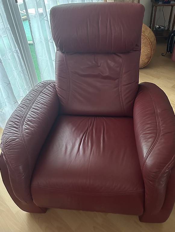 Poltrone: Fauteuil relax réglable, cuir  – Usato da Domdidier venduto da Guerrero68 3