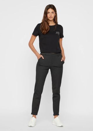 Vero Moda - Stoffhose Farbe: Dark Grey Melange, Gr. L/30