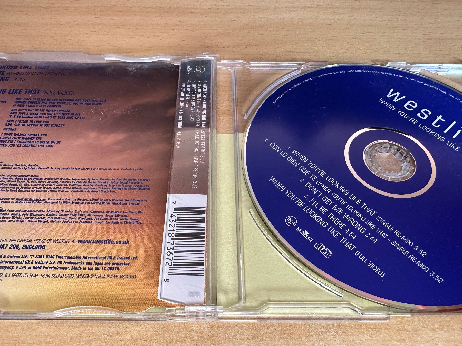 CD: Westlife – When You're Looking Like That - Single CD – Usato da Rikon im Tösstal venduto da Alpenmutz 1