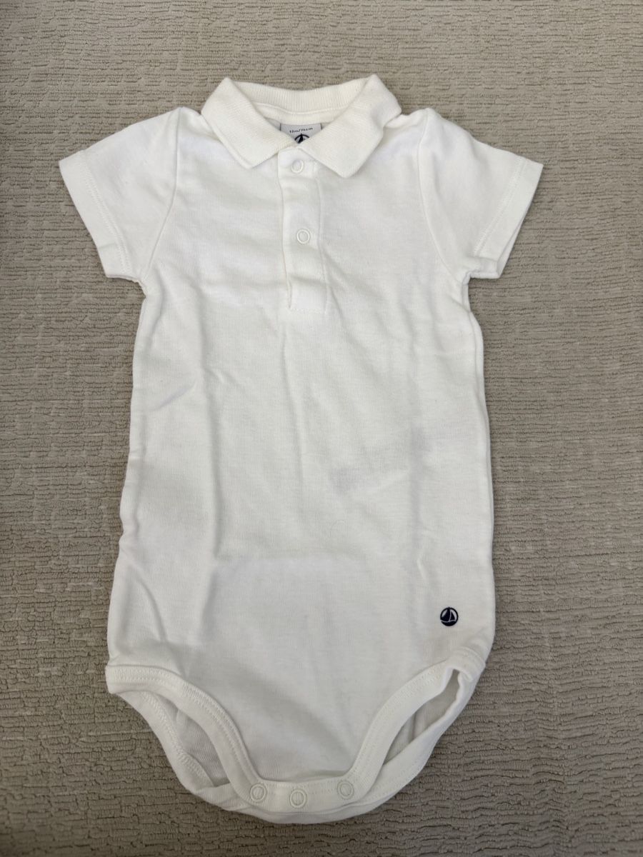Petit Bateau Biancheria intima: Body mit Kragen Petit Bateau – Usato da Altendorf venduto da Carcoura