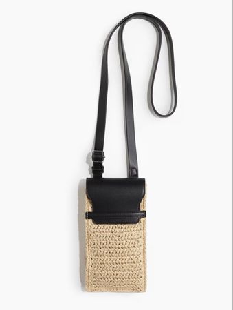STILLVOLLE CROSSBODY STROH - TASCHE neu & ungetragen