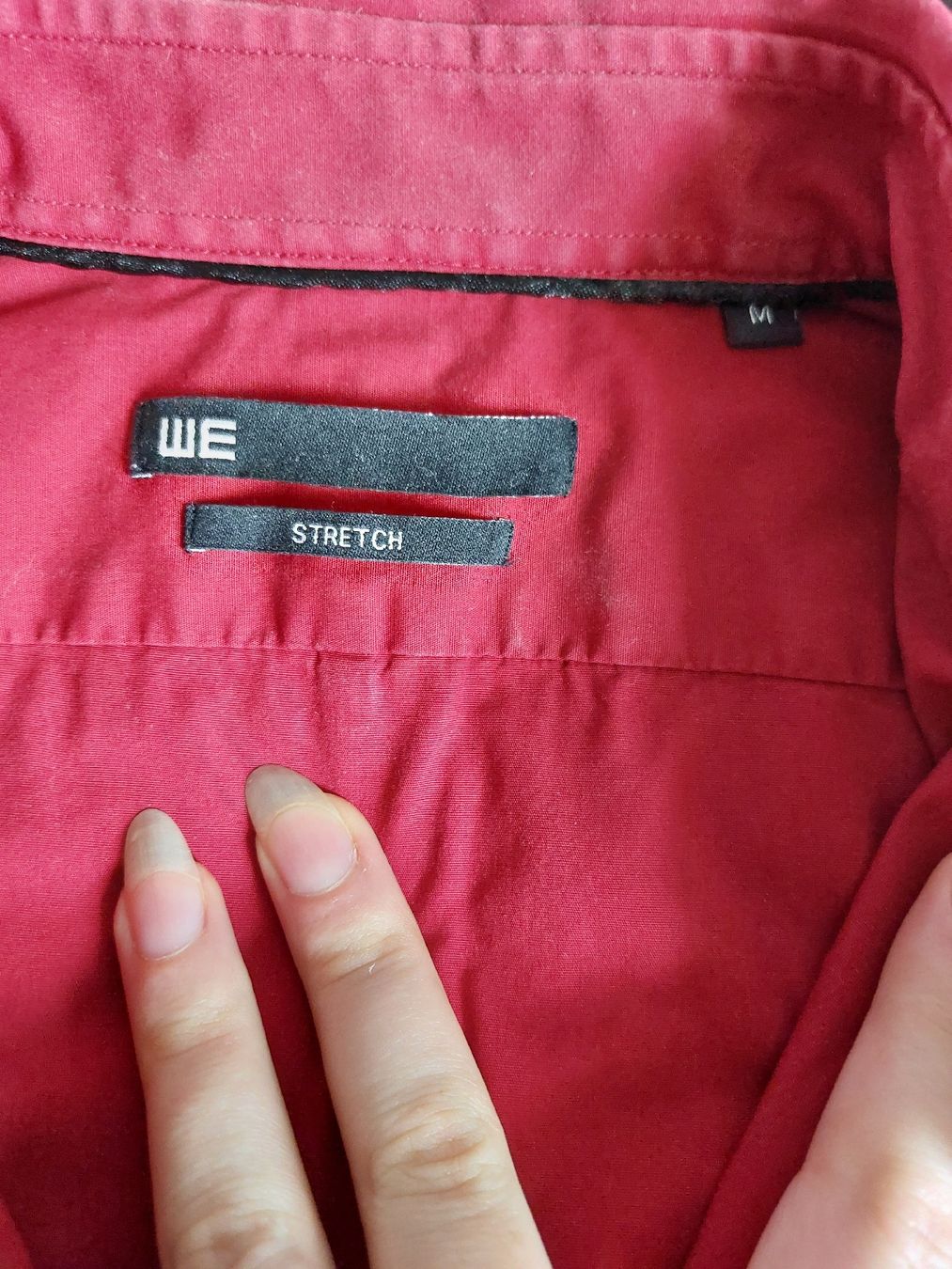 We Camicie: Herrenhemd WE Stretch Gr. M, rot, Langarm – Nuovo (secondo la descrizione) da Gwatt (Thun) venduto da B.D.999 1