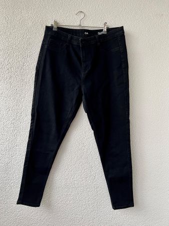 Schwarze C&A Jeggings Gr. 44 (Short) stretch 🖤