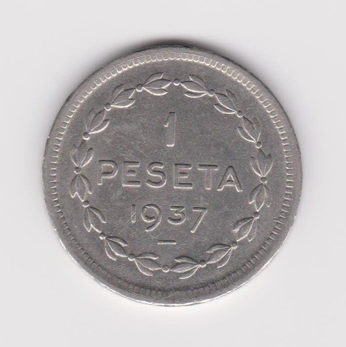Tutti le monete: Spanien Euzkadi 1 Peseta 1937 Viscayan Republic – Usato da WilSG venduto da Wil10 1