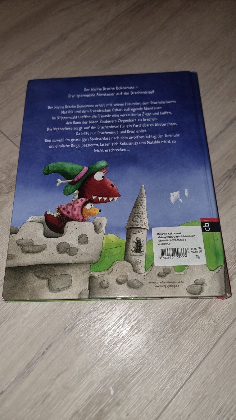 Bücher: Kinderbuch "Der kleine Drache Kokosnuss" Grossformat – Gebraucht aus Wigoltingen von Zuckerfee84 1