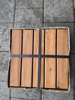 19x EASY-DECK PX Holzfliesen 30 × 30 cm  ungebraucht