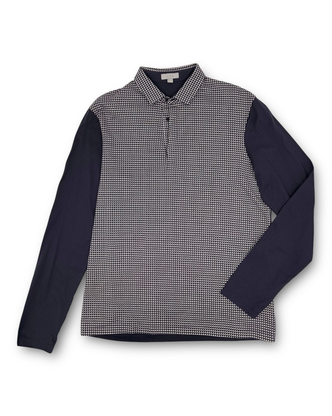 Cos Polo-Shirts: COS Polo Langarm marine Gr. M – Gebraucht aus Binningen von Designerlabels 1