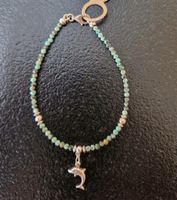 Sommerliches Armband Türkis, 925er Silber 🐬, handgemacht